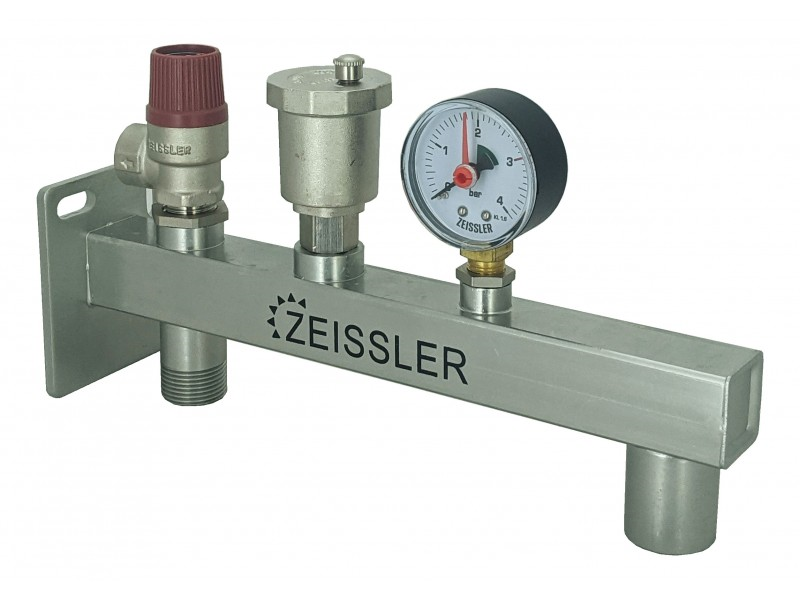 Группа безопасности ZEISSLER Ду3/4" 3 бар для расширительного бака TIM ZSg.411.0105N