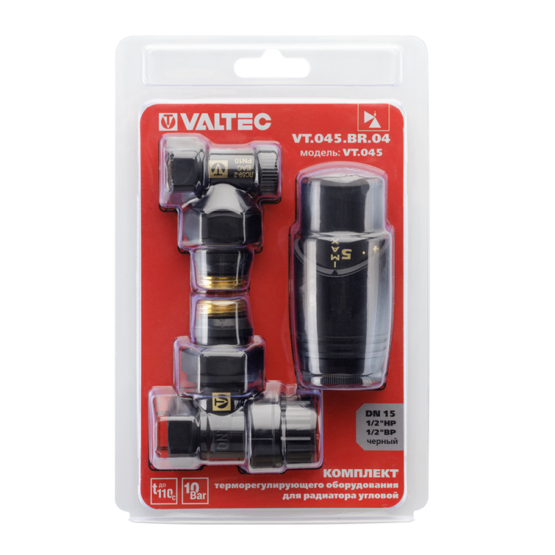 Комплект Ду15 угл (клап+зап+терм.элем) (20) Valtec VT.045.BR.04