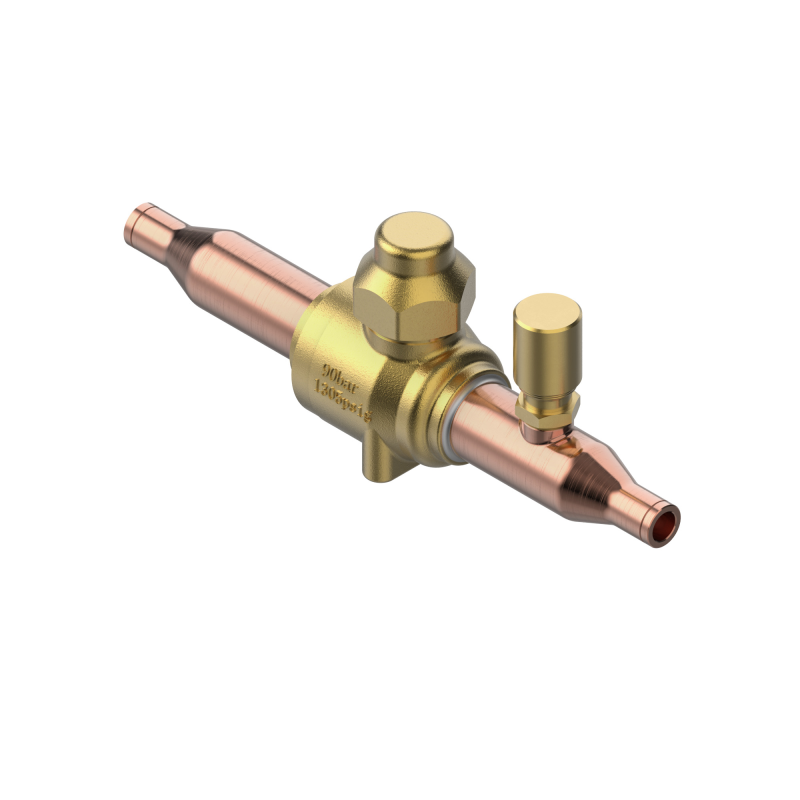Кран шаровой латунь GBC 12S Ду1/2" Ру45 под пайку ODF с портом Ридан 008L7052R
