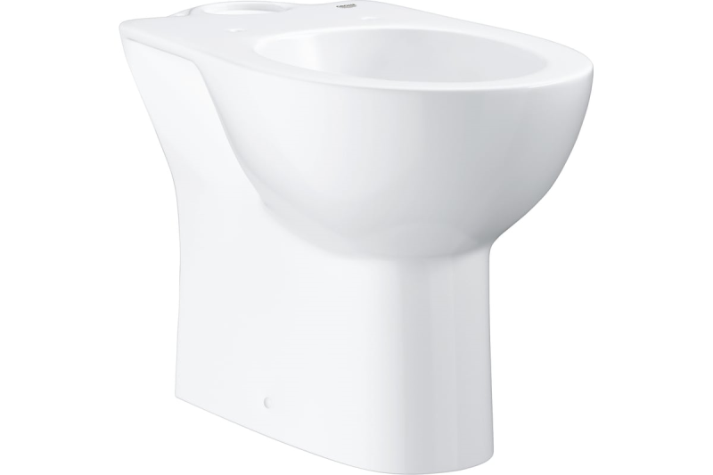 Унитаз-компакт Bau Ceramic напольный белый горизонт/выпуск сиденье микролифт Grohe (39428000, 39436000, 39493000)