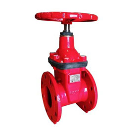 Задвижка VOC4241R чугун Ду300 Ру16 пожарн красн 110С Tecofi VOC4241R-00EP0300