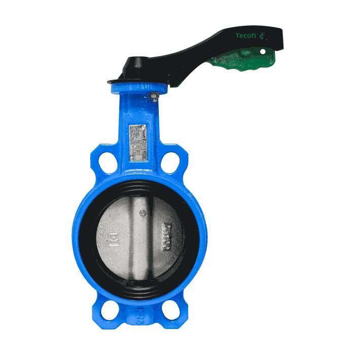 Затвор дисковый поворотный VPG4449-02 Ду150 Ру16 межфл EPDM, диск нерж.сталь Tecofi VPG4449-02EP0150